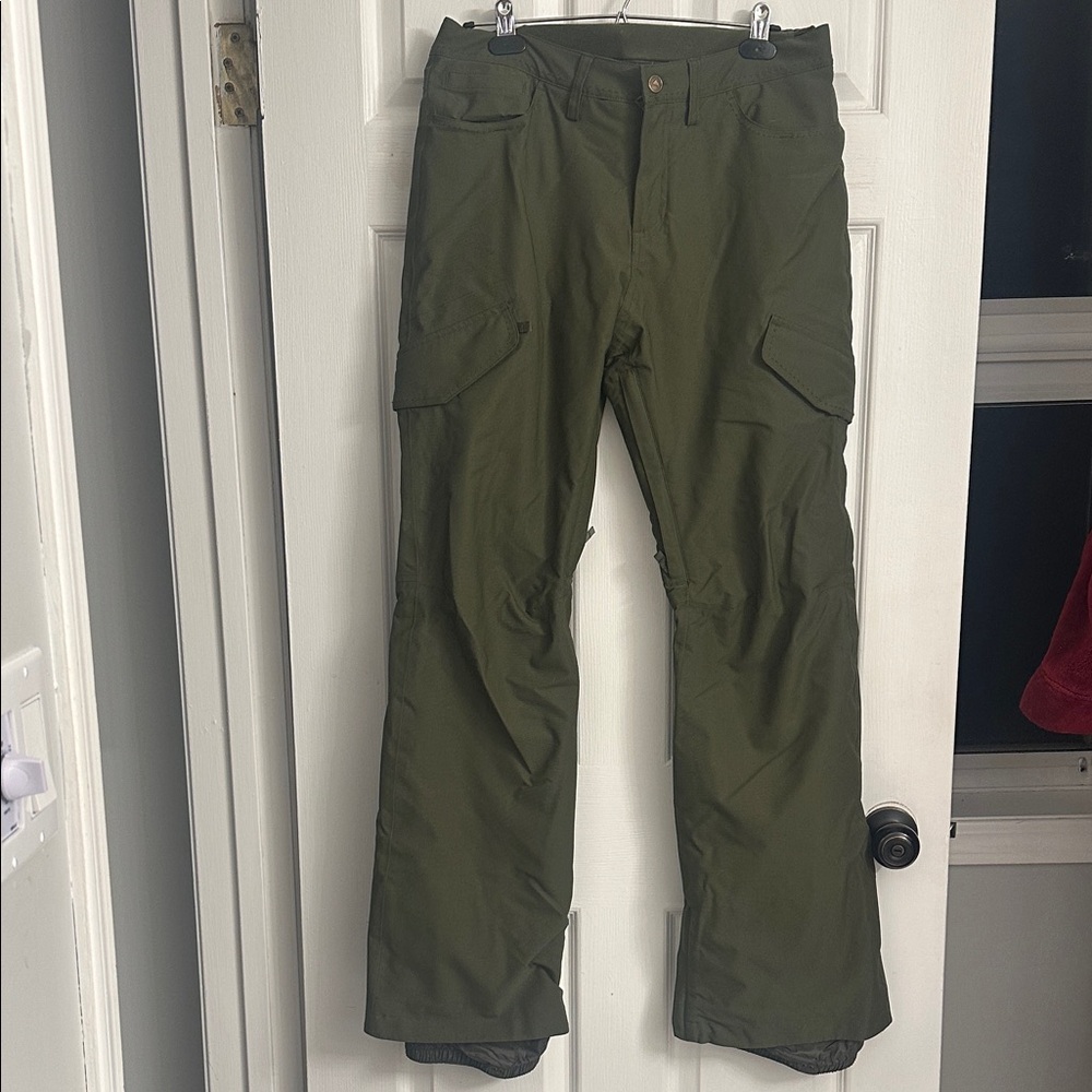 Burton Women's Dark Green Cargo Pants (dryride)